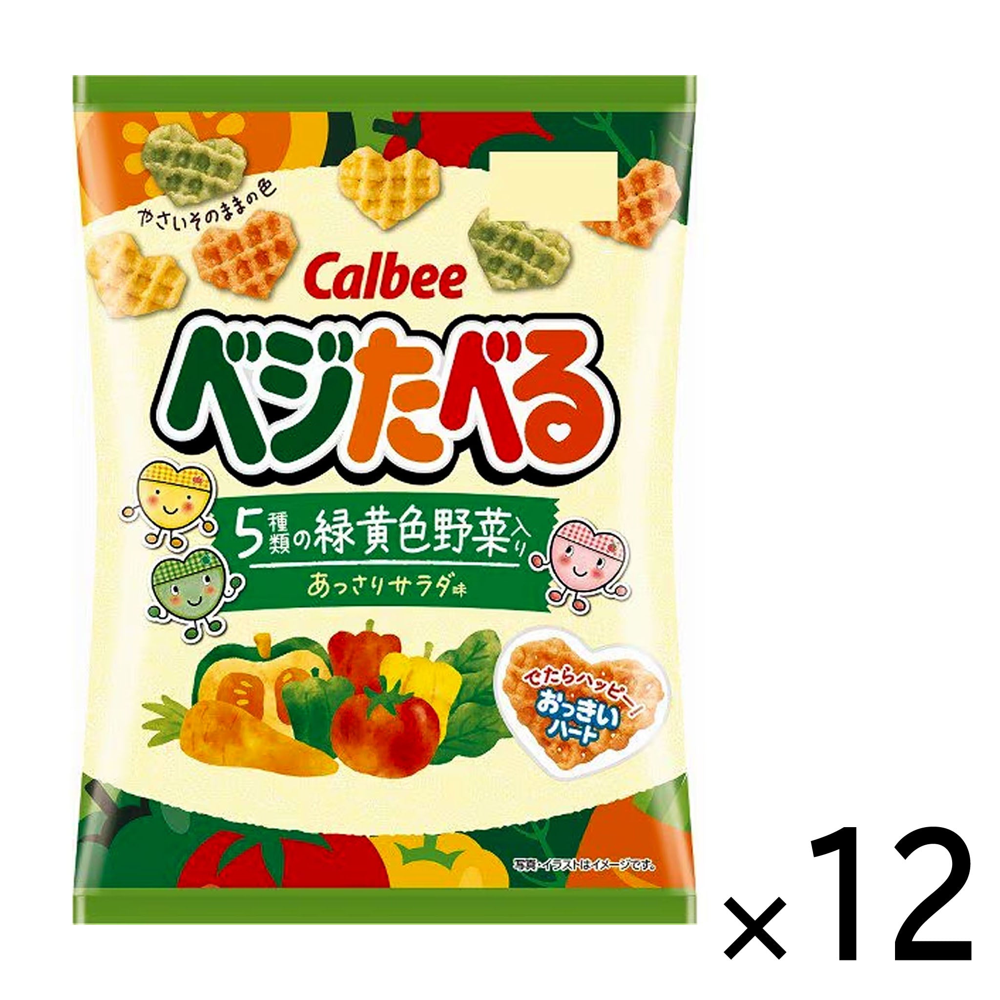 The Calbee Veggie Taberu Lightly Salad (12-pack)